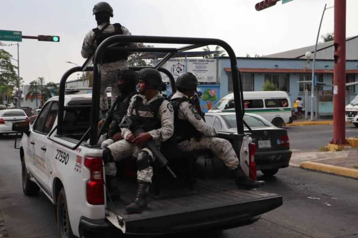 Se registraron dos enfrentamientos entre grupos del crimen organizado contra elementos de la Guardia Nacional en Chiapas. Foto: AFP