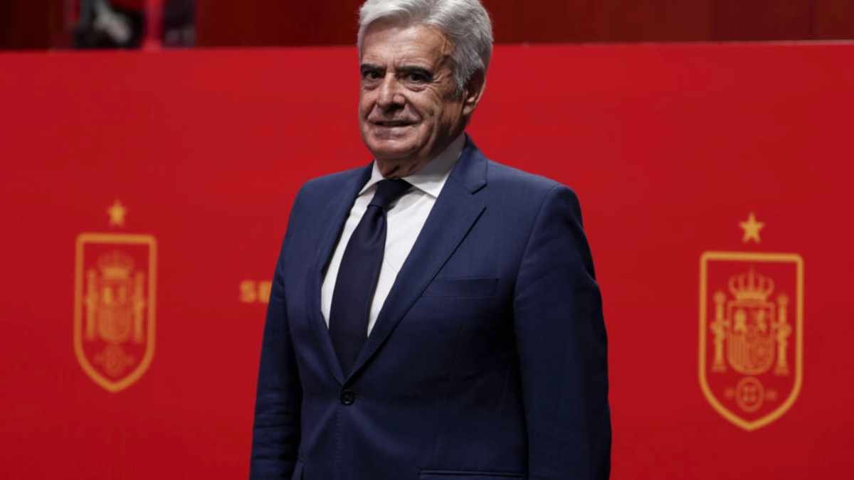 Pedro Rocha fue proclamado nuevo presidente de la Federación Española de Fútbol (RFEF). Foto: AFP