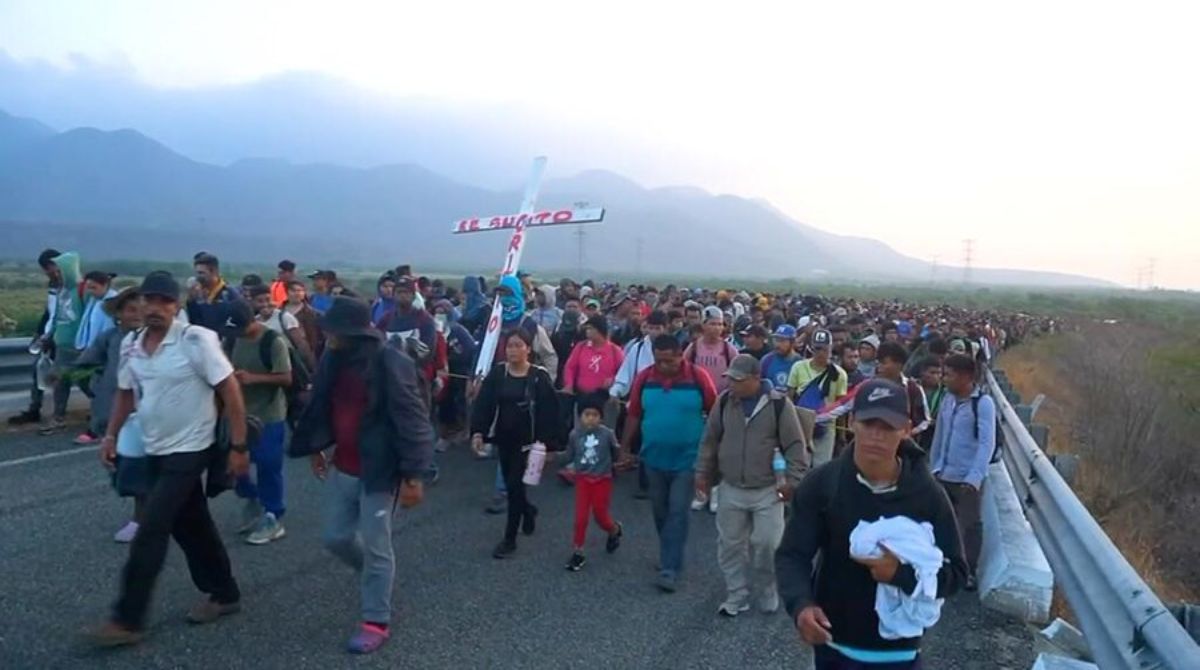 caravana migrantes guardia nacional