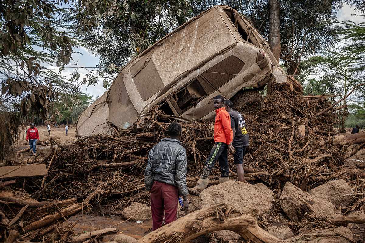 Más de 200 personas han muerto en Kenia desde mediados de marzo por las inundaciones. Foto: AFP