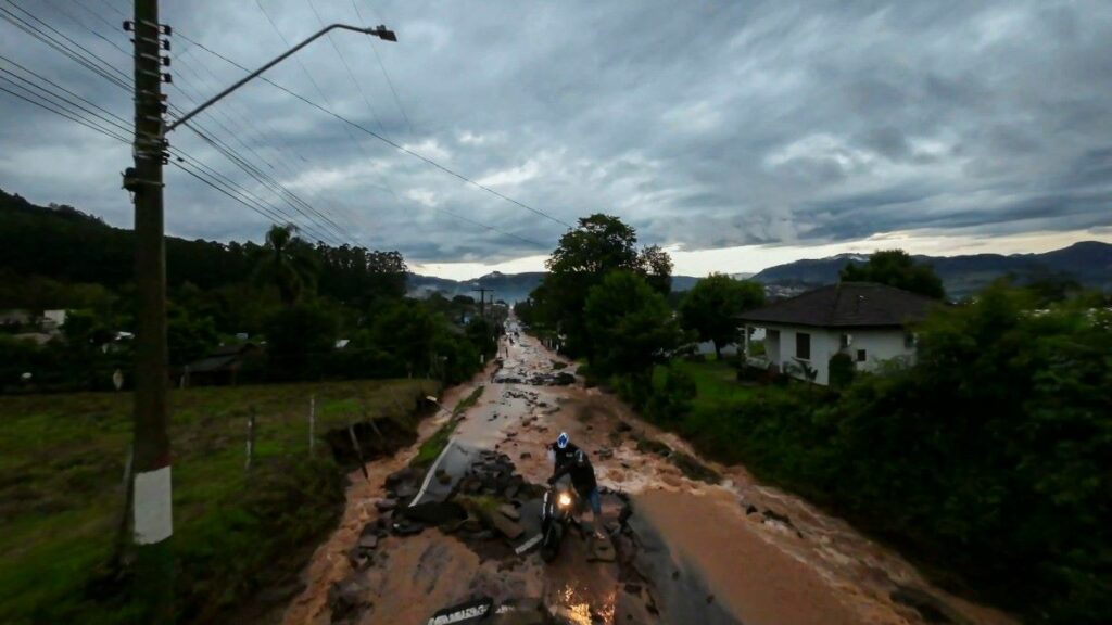  lluvias que azotan el sur de Brasil